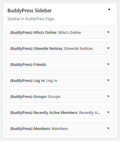 buddypress-sidebar